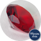9267 - Glass Gem - Ruby Red